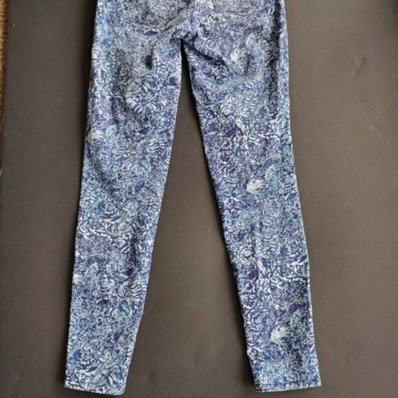 💍H&M Blue and white Paisley Dress Pants - Picture 8 of 8
